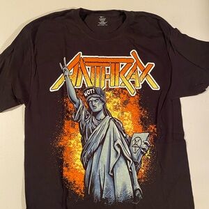 Black Anthrax Graphic T-Shirt